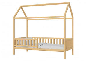 <span>Детская кровать-домик из массива сосны</span> Лотос 7